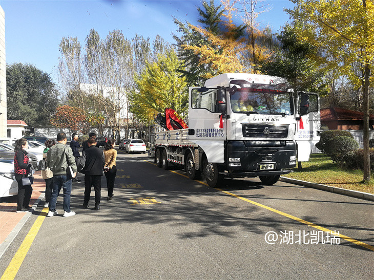 沈陽市檢驗檢測中心DWJ5312JJH6型計量檢衡車交付使用